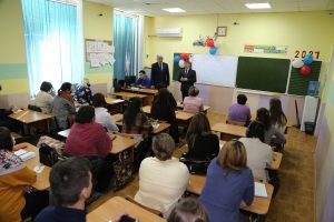 Совещание с руководителями школ в Володарском районе 2021
